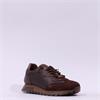 Hispanitas Oregan Bungee Lace Trainer - Espresso Leather